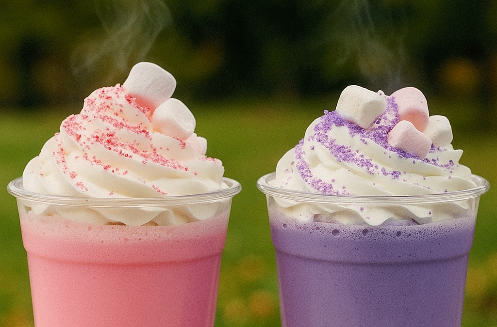 Women’s Day Pink AnD Purple Hot Chocolate Bar