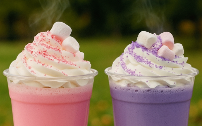 Women’s Day Pink AnD Purple Hot Chocolate Bar