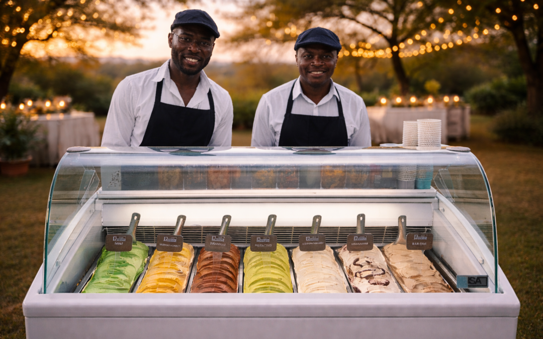 Gelato Bar Hire for Spring Weddings