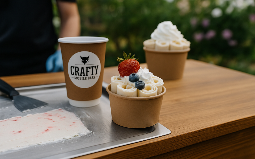 Thai Rolled Ice Cream: the Outdoor Event Showstopper